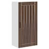 vidaXL Seinekapp LUCCA Pruun tamm 50 x 31 x 100 cm Tehispuit