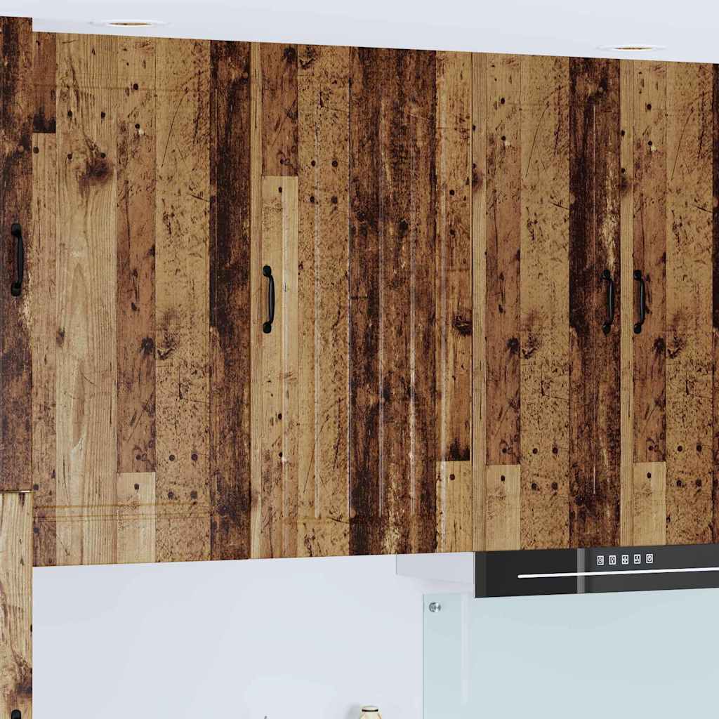 vidaXL Dulap suspendat de bucătărie Lemn Vechi 50 x 31 x 100 cm