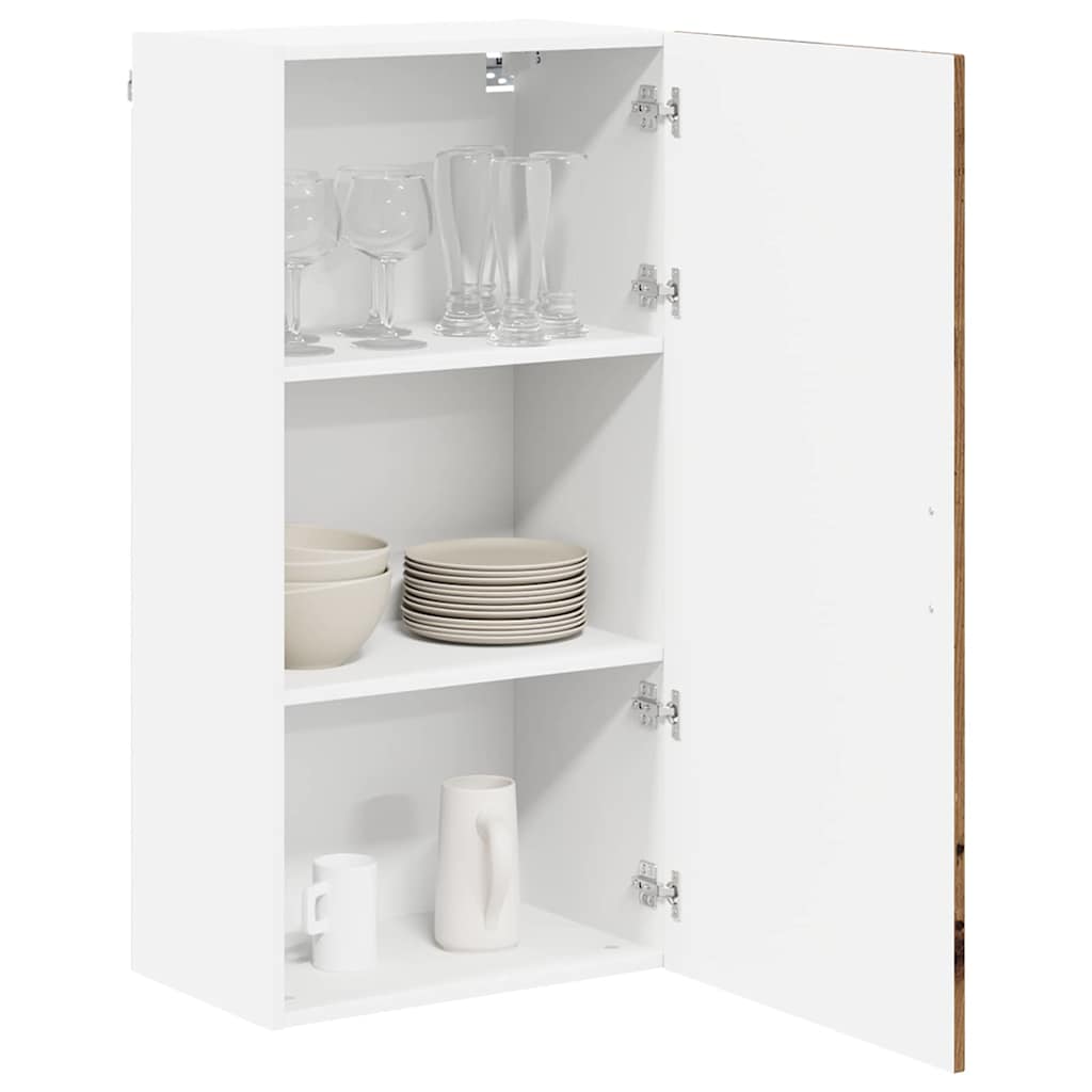 vidaXL Keukenkast aan de muur Oud Hout 50 x 31 x 100 cm Bewerkt hout