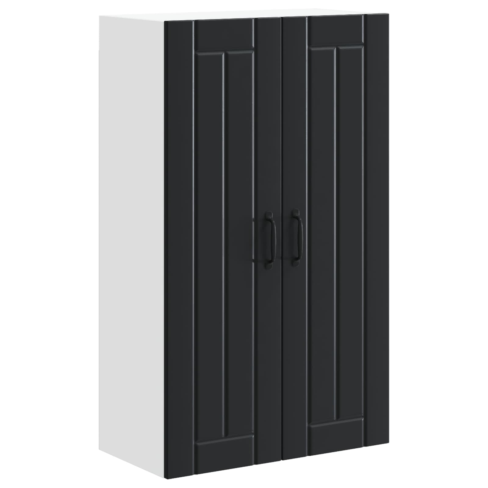 VidaXL Keuken Kast Zwart 60 X 31 X 100 Cm Bewerkt Hout