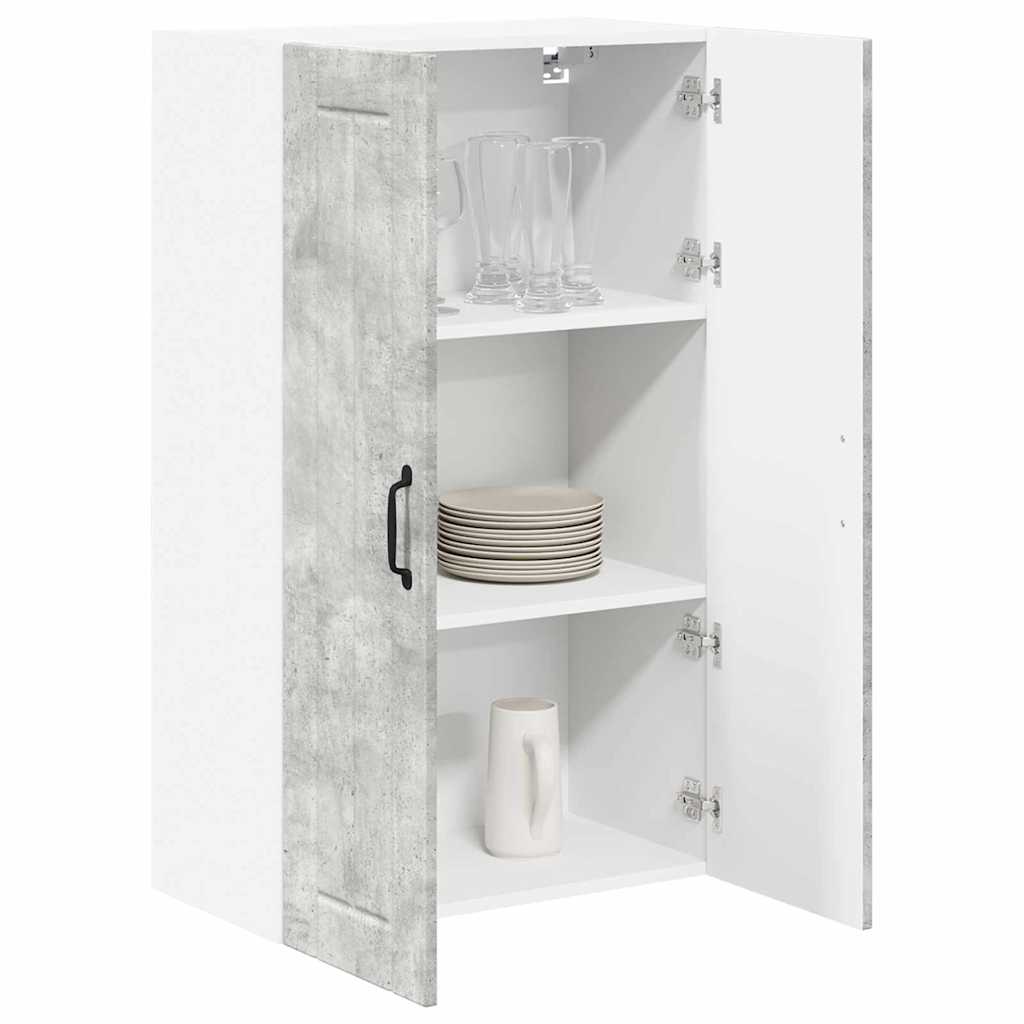 vidaXL Keukenkast aan de muur met plank Beton Grijs 60 x 31 x 100 cm