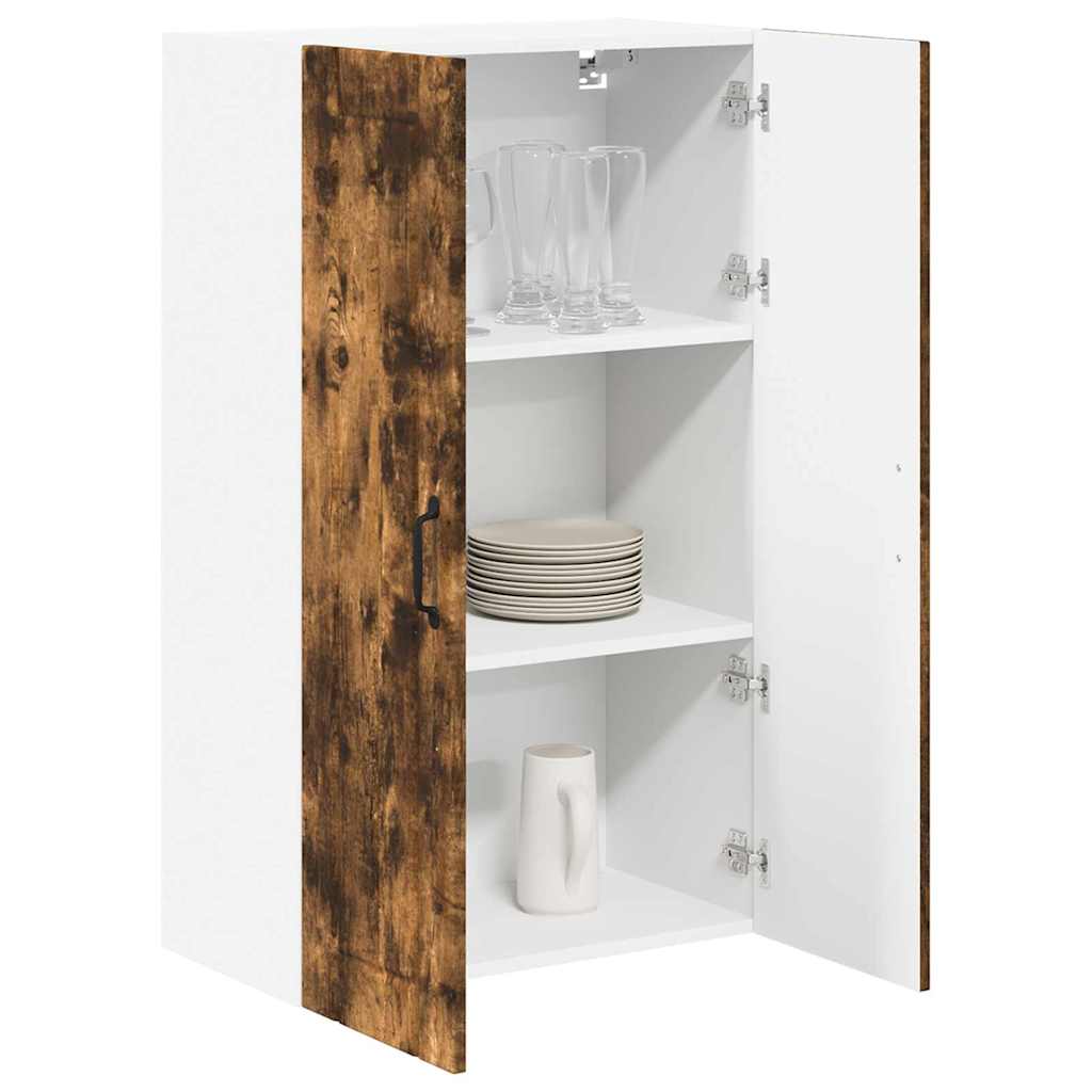 vidaXL Keukenkast aan de muur met plank Gerookt eiken 60 x 31 x 100 cm
