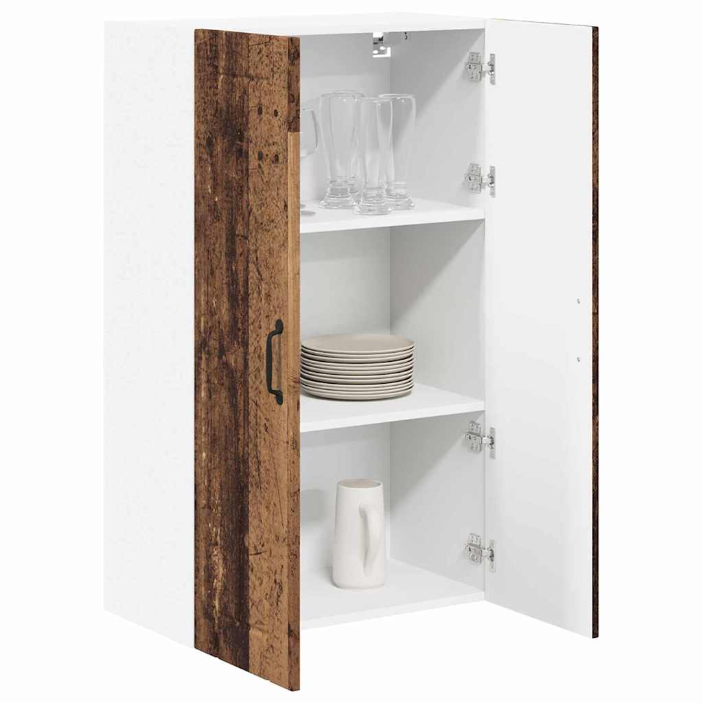 vidaXL Keukenkast aan de muur Oud Hout 60 x 31 x 100 cm Bewerkt hout