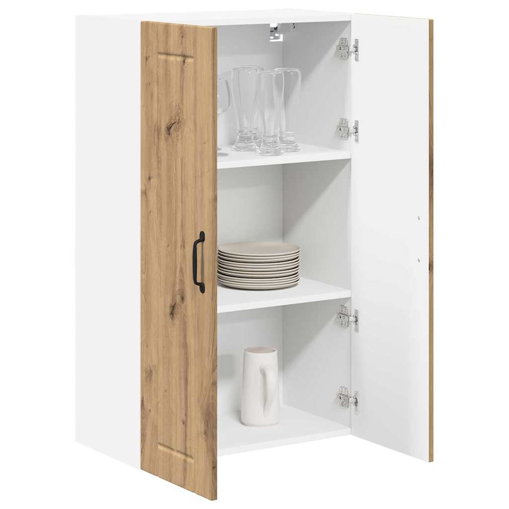 vidaXL Keukenkast aan de muur met plank Artisan Eiken 60 x 31 x 100 cm