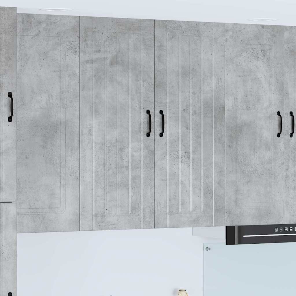 vidaXL Küchenhängeschrank Beton Grau 80 x 31 x 100 cm Holzwerkstoff