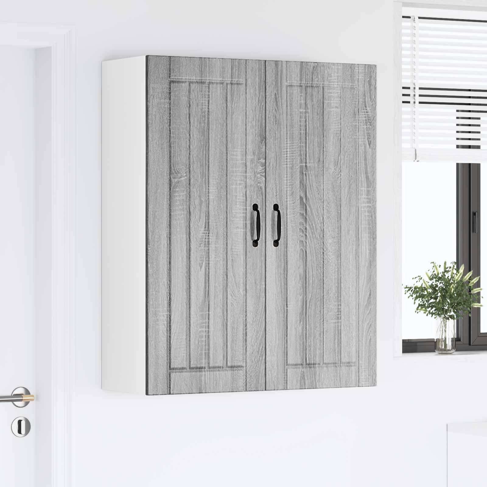 Kuhinjski element Siva Sonoma 80 x 31 x 100 cm Konstruiran les - slika 4