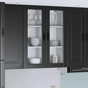 Stenska kuhinjska omarica Črna 80 x 31 x 100 cm Konstruiran les