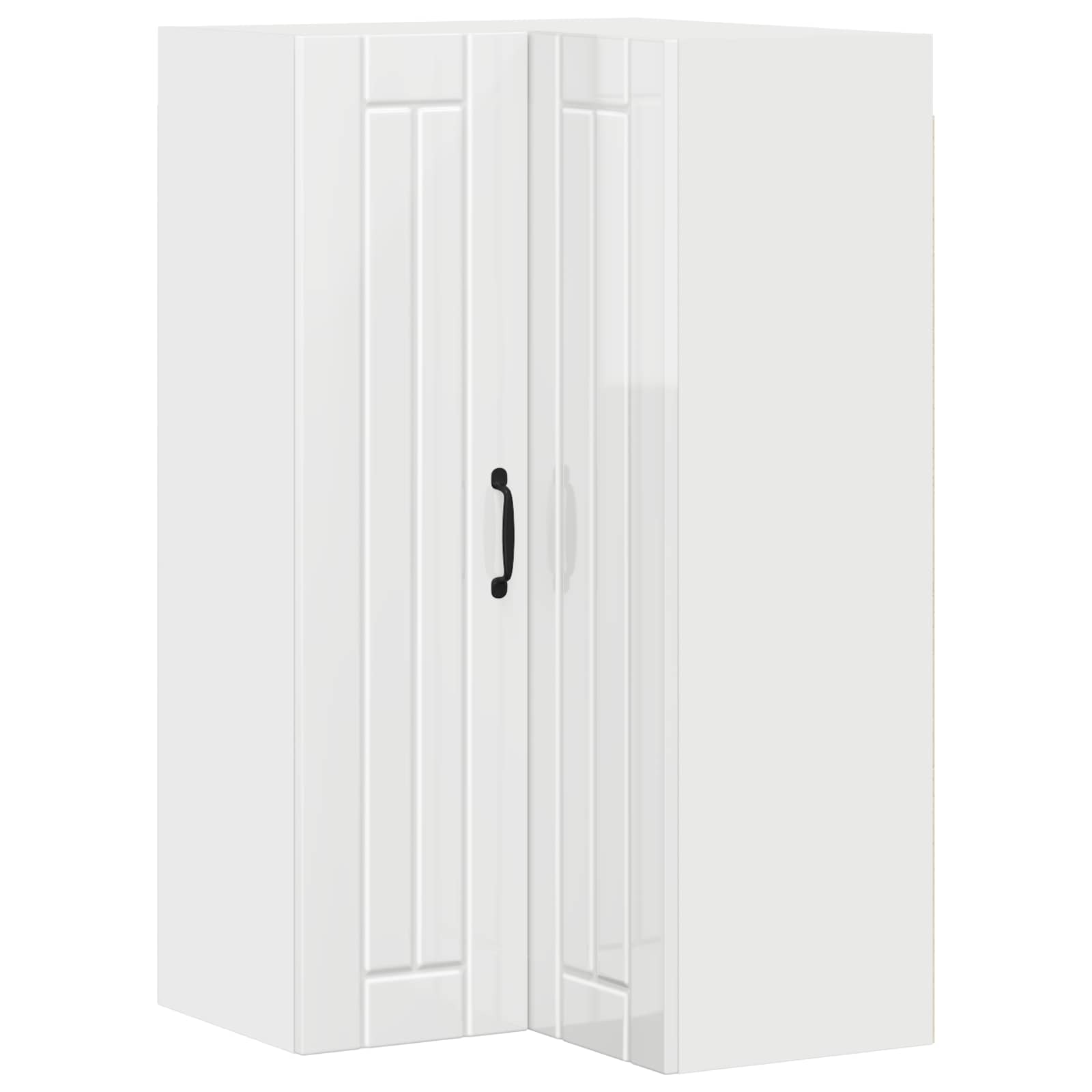 Thumbnail - vidaXL Küchenschrank Hochglanz Weiß 57 x 57 x 100 cm Holzwerkstoff