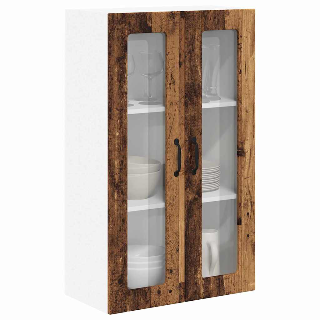 vidaXL Keukenkast aan de muur Oud hout 60 x 31 x 100 cm Bewerkt hout