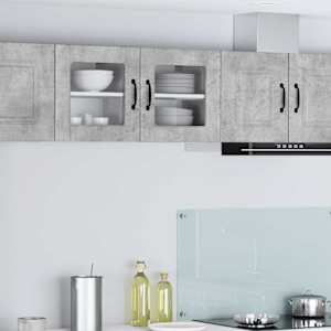 Plošča za pomivalni stroj 2 pcs Betonsko siva 40 x 31 x 40 cm