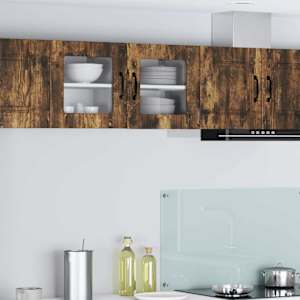 Plošča za pomivalni stroj 2 pcs Dimljeni oreh 40 x 31 x 40 cm