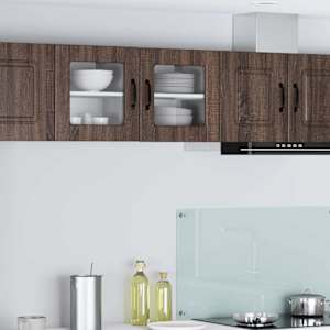 Plošča za pomivalni stroj s polico Rjav hrast 40 x 31 x 40 cm