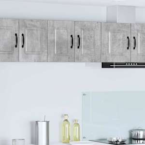 Nástěnná skříňka PORTO 2 pcs Betonově šedá 30 x 31 x 40 cm - obrázek 1