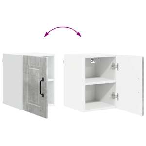 Nástěnná skříňka PORTO 2 pcs Betonově šedá 30 x 31 x 40 cm - obrázek 12