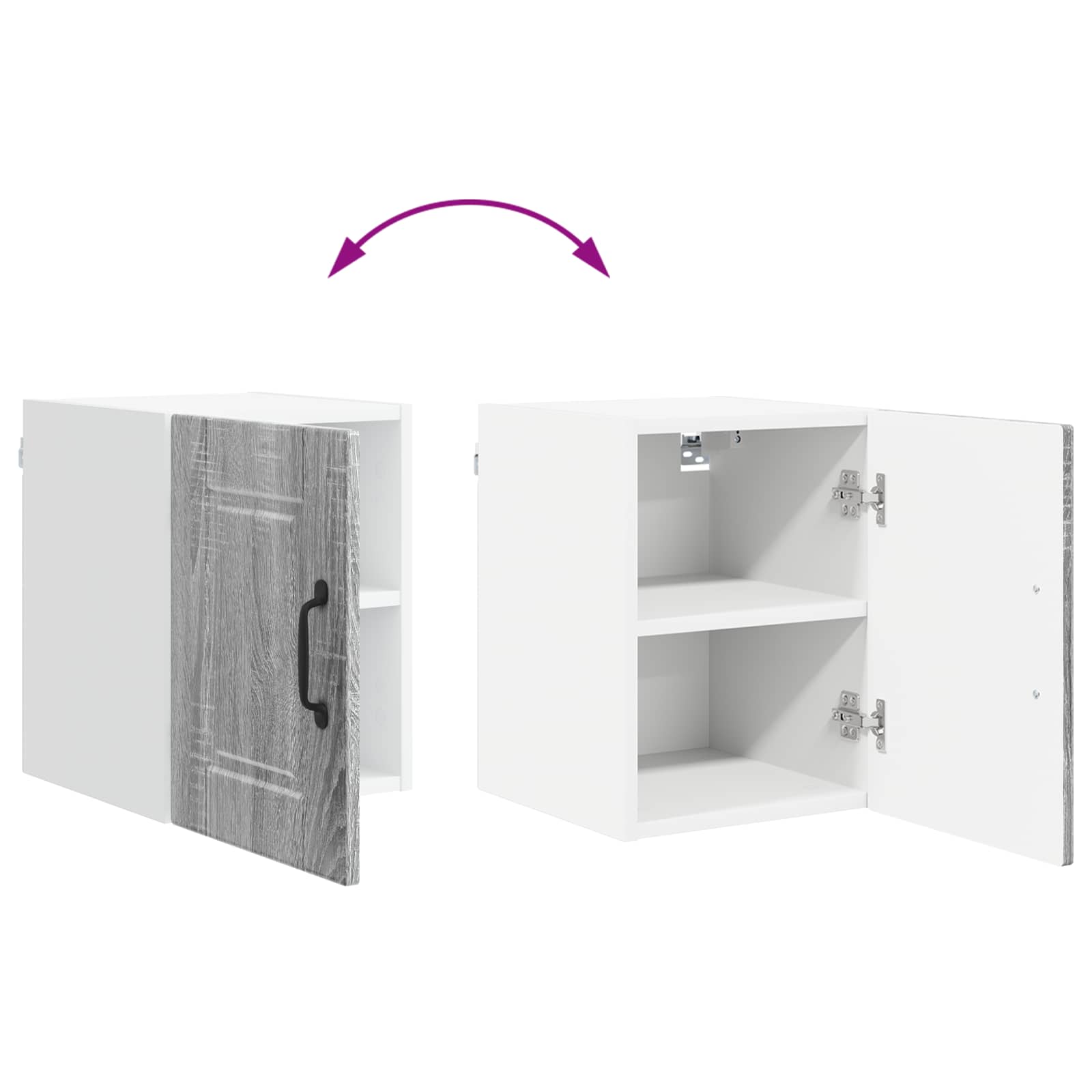 Kuhinjski element Siva Sonoma 30 x 31 x 40 cm Konstruiran les - slika 11