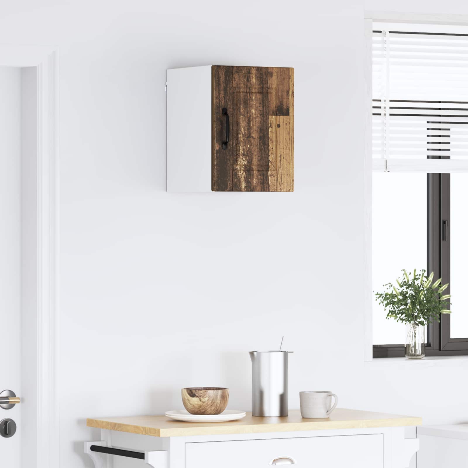 Köögikapp riiuliga uksega Vana puit 30 x 31 x 40 cm Tehispuit 4 Kõik vajalik sinu aeda ja koju! Köögikapp riiuliga uksega Vana puit 30 x 31 x 40 cm Tehispuit - Image 4