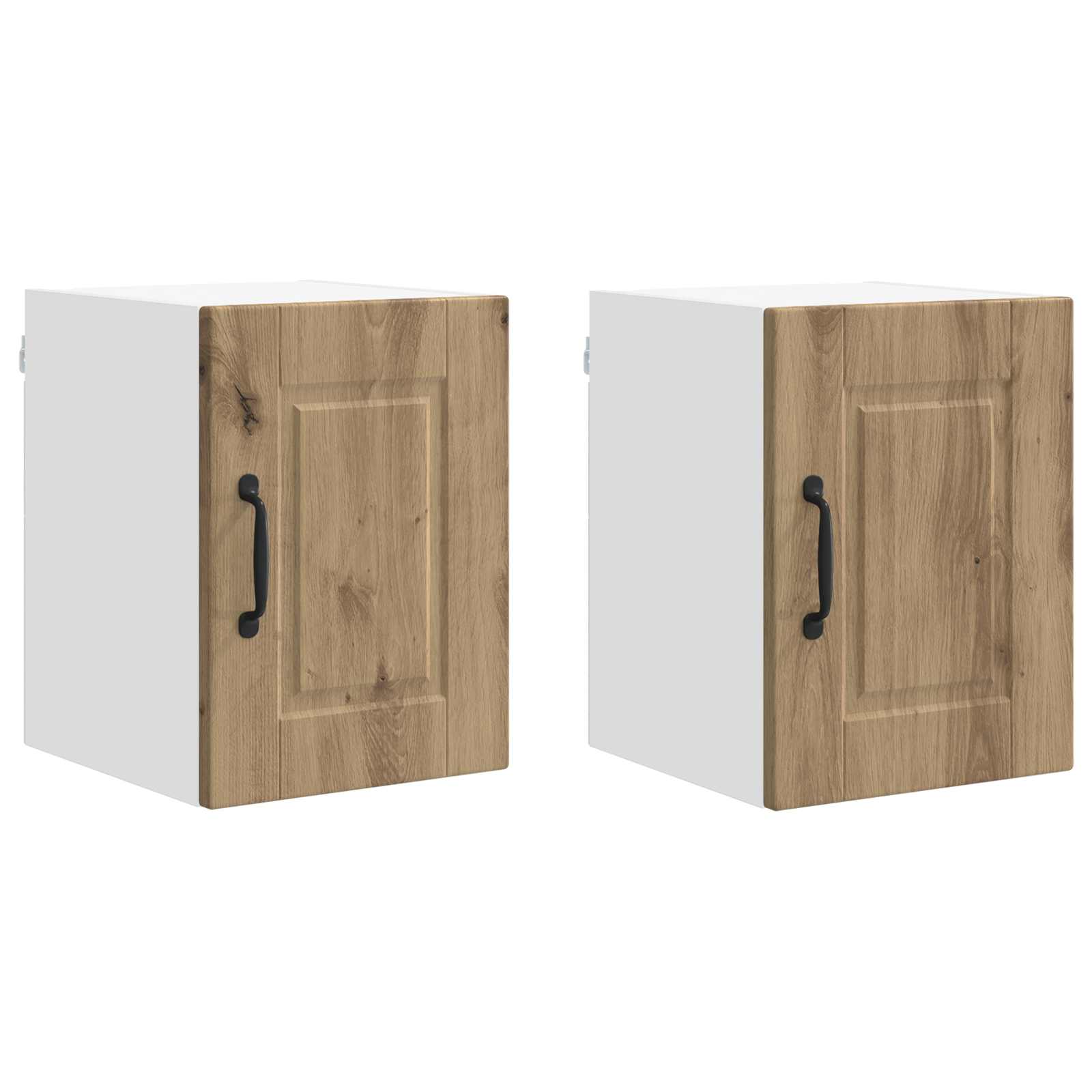 Thumbnail - vidaXL Küchenschrank 2 pcs Artisan-Eiche 30 x 31 x 40 cm Holzwerkstoff