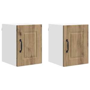 Nástěnná skříňka PORTO 2 pcs Artisanový dub 30 x 31 x 40 cm - obrázek 2