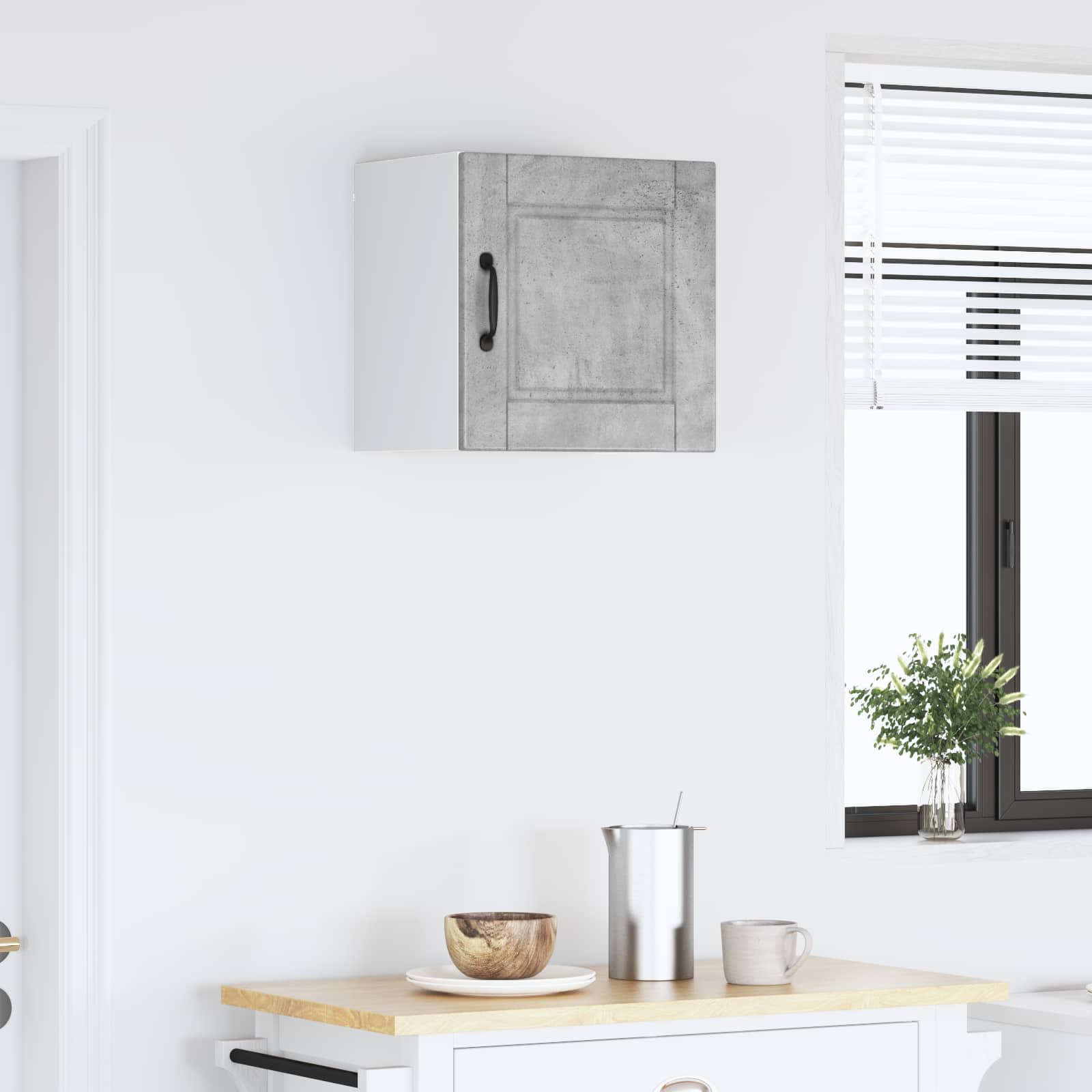 Kuhinjski element Betonsko siva 40 x 31 x 40 cm Konstruiran les - slika 4