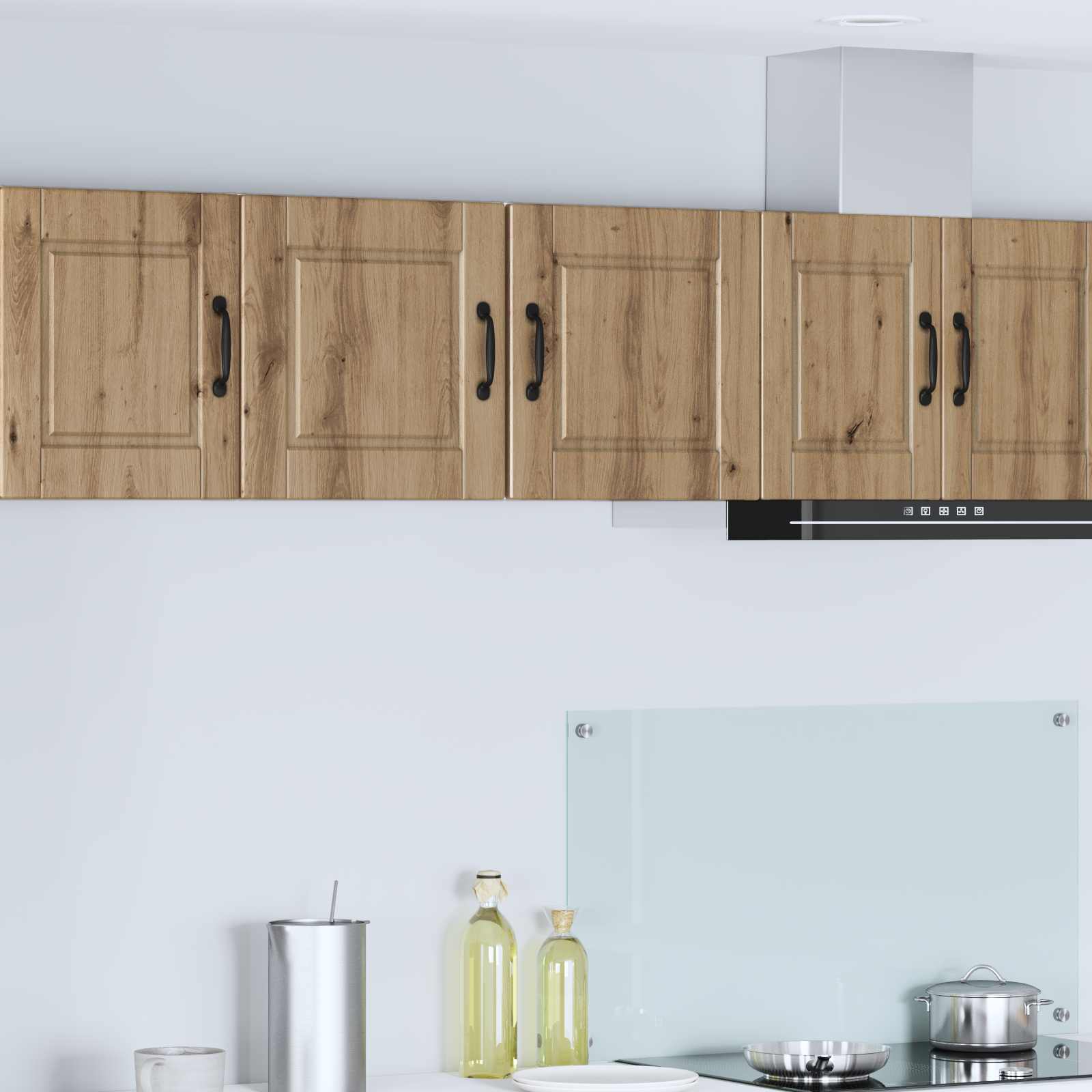 vidaXL Dulap de perete PORTO 2 pcs Stejar Artizanal 40 x 31 x 40 cm