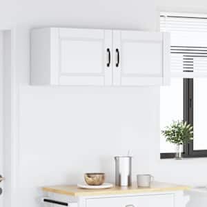 Nástěnná skříňka PORTO 2 pcs Bílá 50 x 31 x 40 cm - obrázek 4