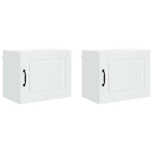 Nástěnná skříňka PORTO 2 pcs Bílá 50 x 31 x 40 cm - obrázek 2