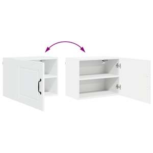 Nástěnná skříňka PORTO 2 pcs Bílá 50 x 31 x 40 cm - obrázek 12