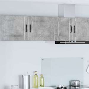 Nástěnná skříňka PORTO 2 pcs Betonově šedá 50 x 31 x 40 cm - obrázek 1