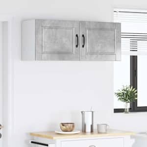 Nástěnná skříňka PORTO 2 pcs Betonově šedá 50 x 31 x 40 cm - obrázek 4