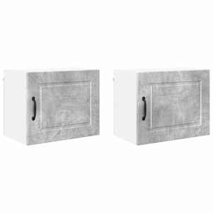 Nástěnná skříňka PORTO 2 pcs Betonově šedá 50 x 31 x 40 cm - obrázek 2