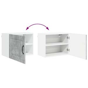 Nástěnná skříňka PORTO 2 pcs Betonově šedá 50 x 31 x 40 cm - obrázek 11