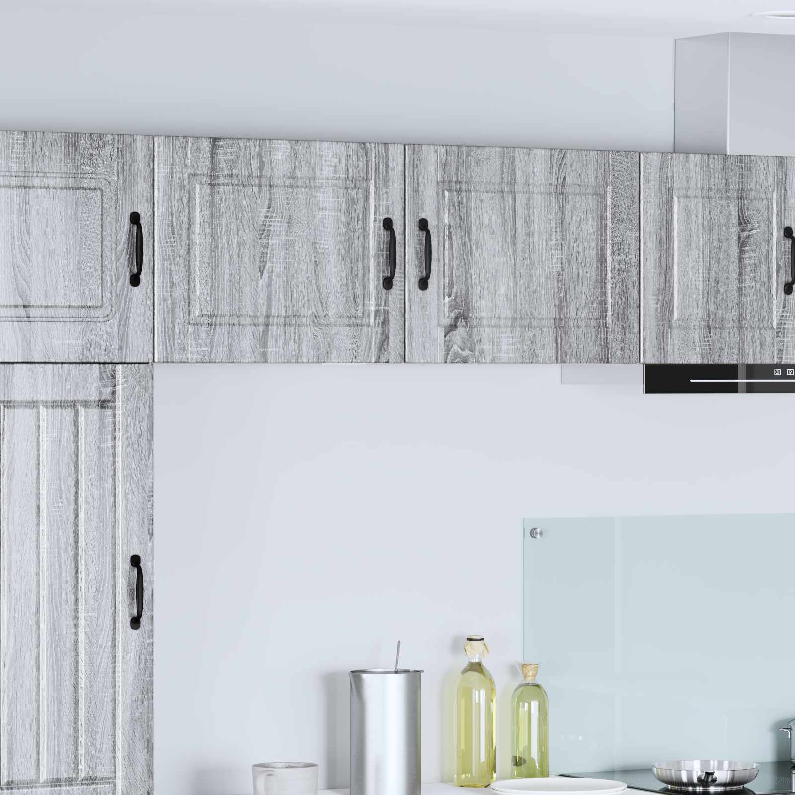 Köögikapp riiuliga 2 pcs Hall Sonoma 50 x 31 x 40 cm Tehispuit