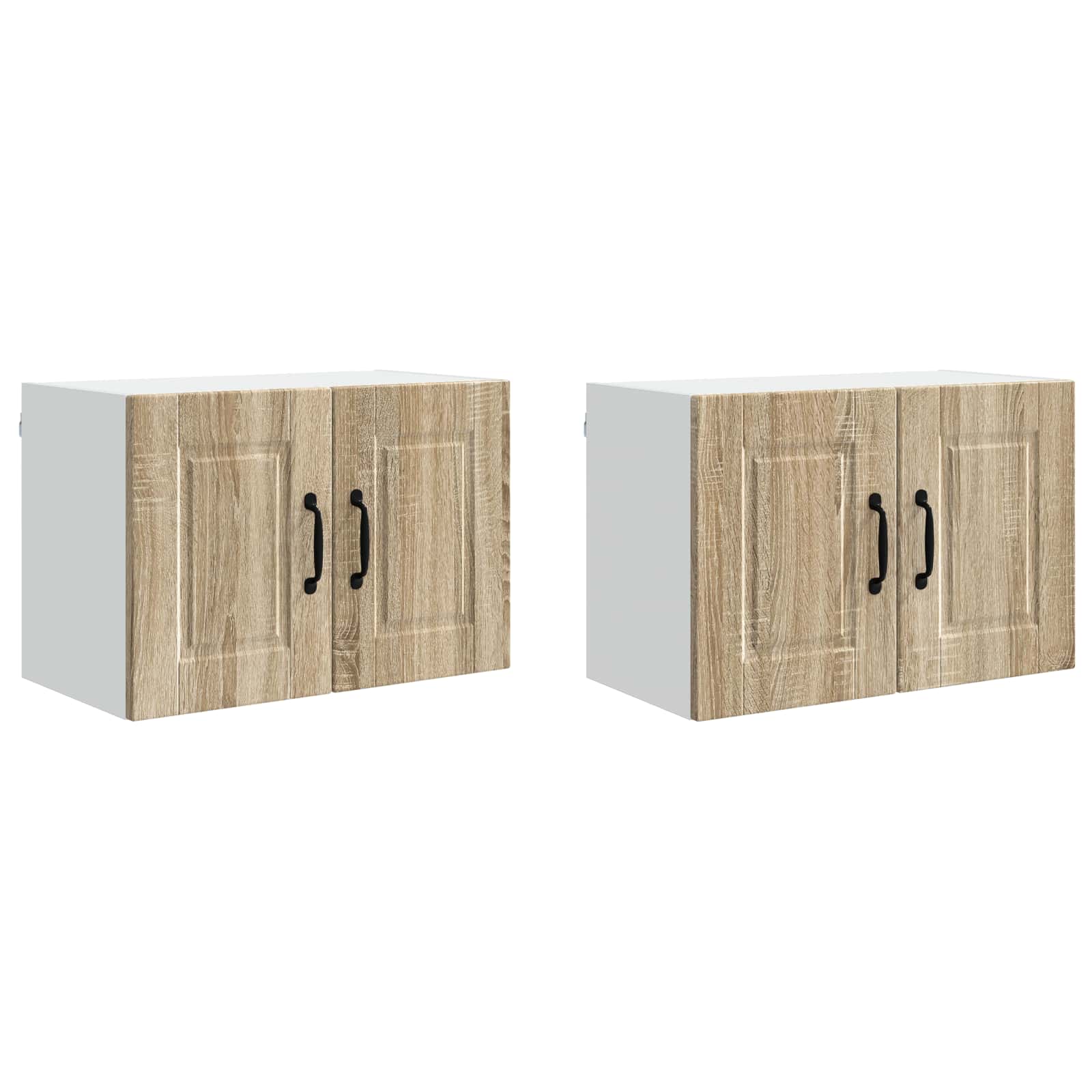 Thumbnail - vidaXL Küchenschrank 2 pcs Sonoma-Eiche 60 x 31 x 40 cm Holzwerkstoff