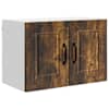 vidaXL Seinekapp PORTO Suitsutatud tamm 60 x 31 x 40 cm Tehispuit