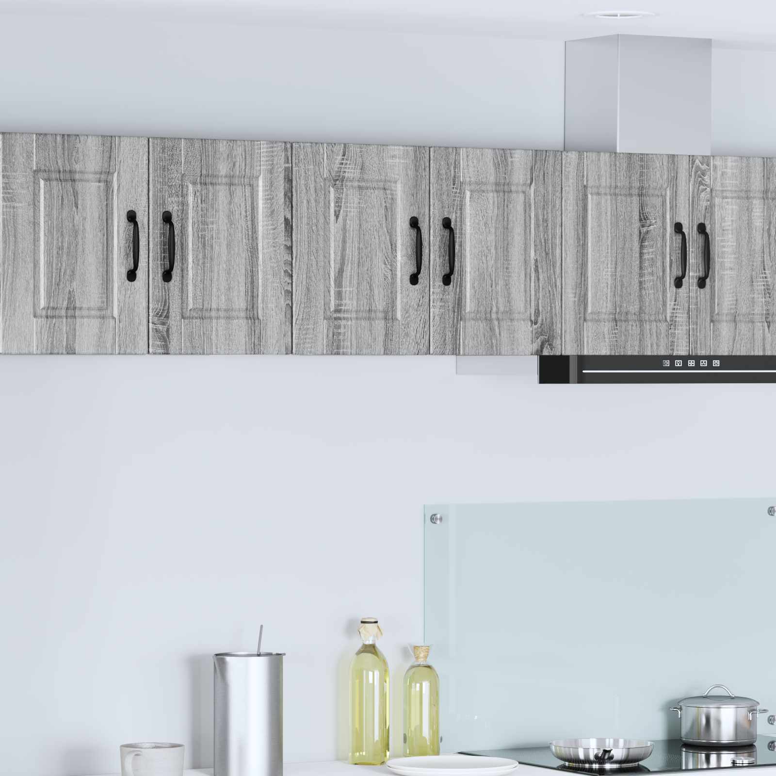 vidaXL Dulap de perete PORTO Gri Sonoma 60 x 31 x 40 cm Lemn compozit