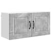 vidaXL Seinekapp PORTO Betoonhall 80 x 31 x 40 cm Tehispuit