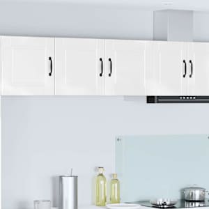 Kuhinjski element s polico Visok sijaj bela 80 x 31 x 40 cm