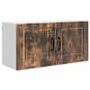 vidaXL Seinekapp PORTO Suitsetatud tamm 80 x 31 x 40 cm Tehispuit