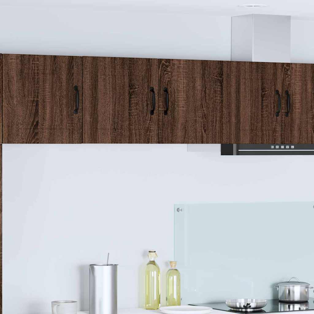 Mobilă și Mobilier - Dulap suspendat de bucătărie Stejar închis 80 x 31 x 40 cm