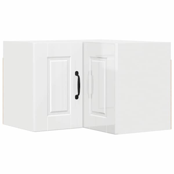 vidaXL Seinaja nurkade kapp PORTO Kergelt l&auml;ikiv valge 57 x 57 x 40 cm
