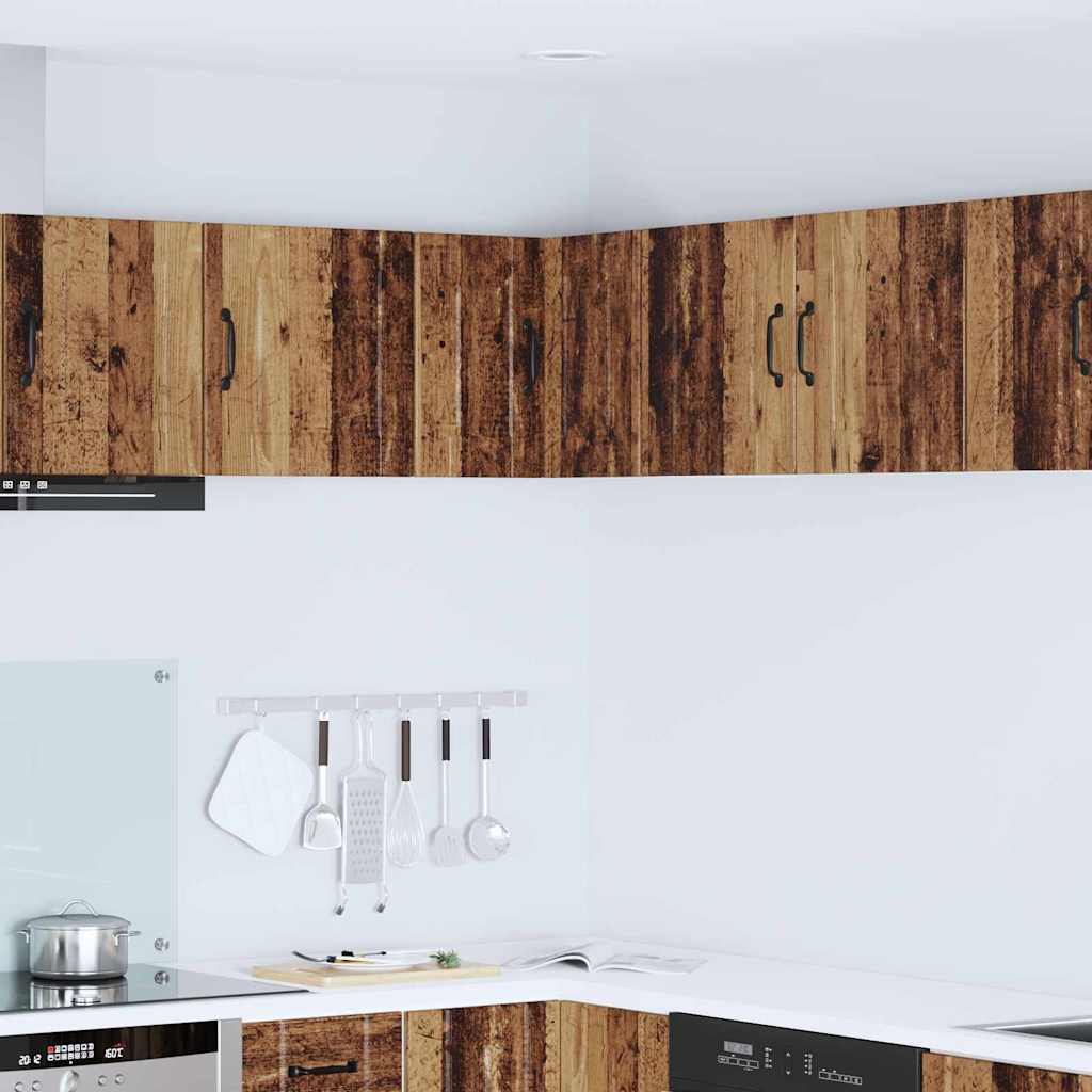 Mobilă și Mobilier - Dulap suspendat de bucătărie cu raft Lemn Vechi 57 x 57 x 40 cm