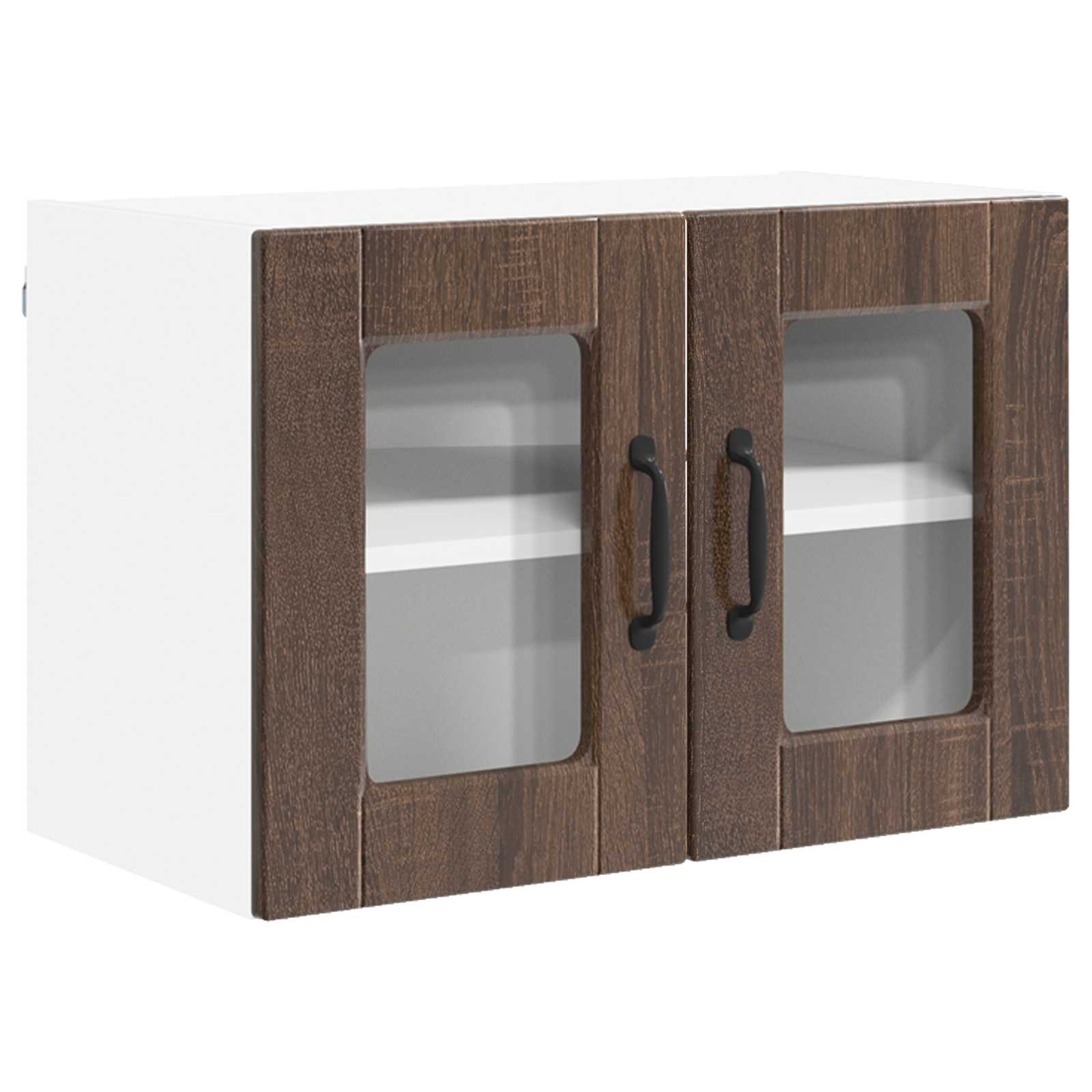 Kuhinjski element s polico 2 pcs Rjav hrast 60 x 31 x 40 cm - slika 5