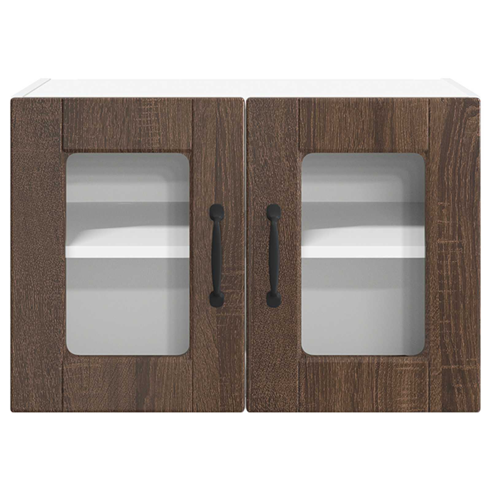 Kuhinjski element s polico 2 pcs Rjav hrast 60 x 31 x 40 cm - slika 7