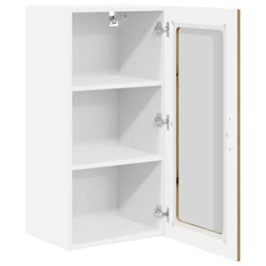 Nástěnná skleněná skříň PORTO 2 pcs Artisanový dub - obrázek 5