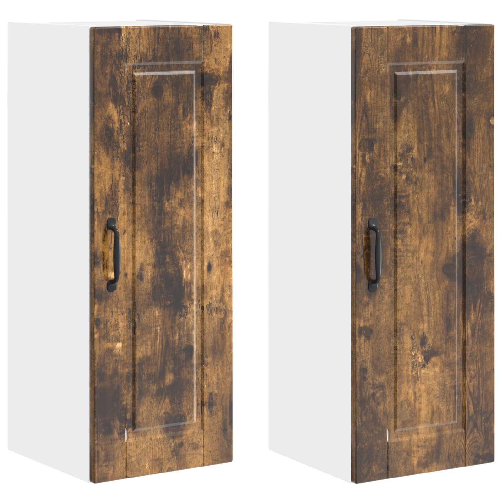 Thumbnail - vidaXL Küchenschrank mit Regal 2 pcs Geräucherte Eiche 30 x 31 x 80 cm