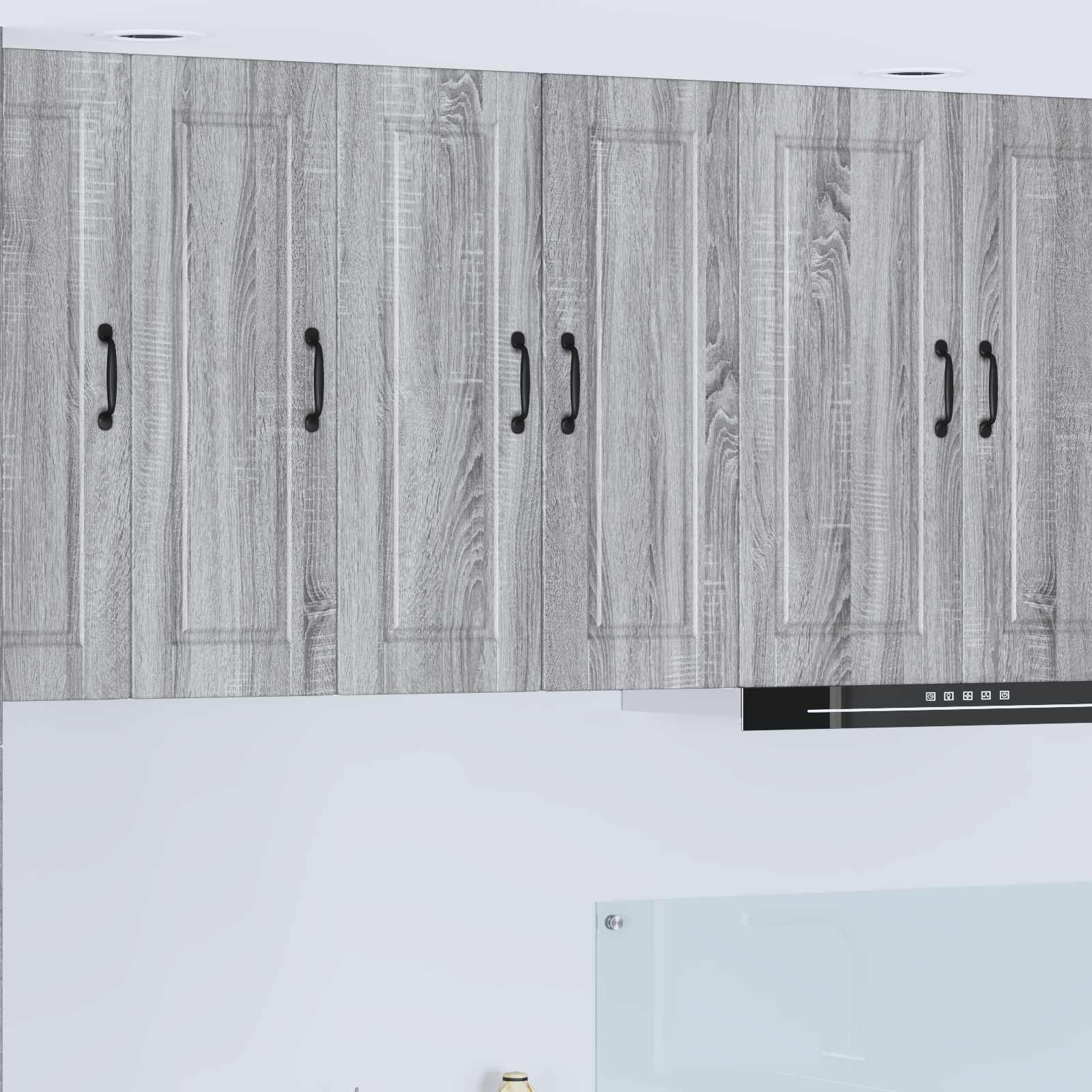 vidaXL Küchenschrank 2 pcs Graues Sonoma 30 x 31 x 80 cm Holzwerkstoff