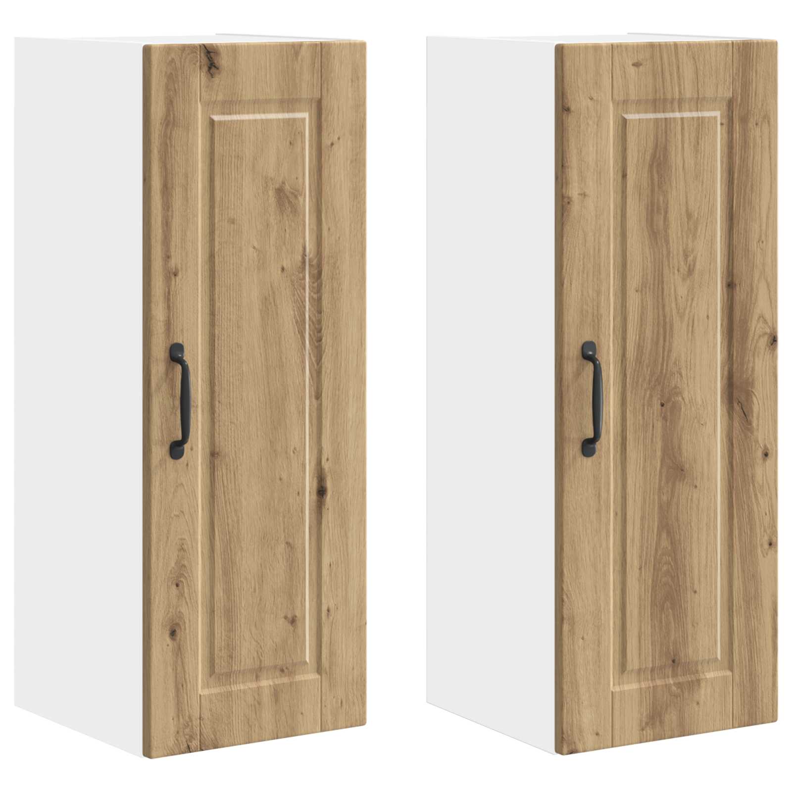 Thumbnail - vidaXL Küchenschrank 2 pcs Artisan-Eiche 30 x 31 x 80 cm Holzwerkstoff