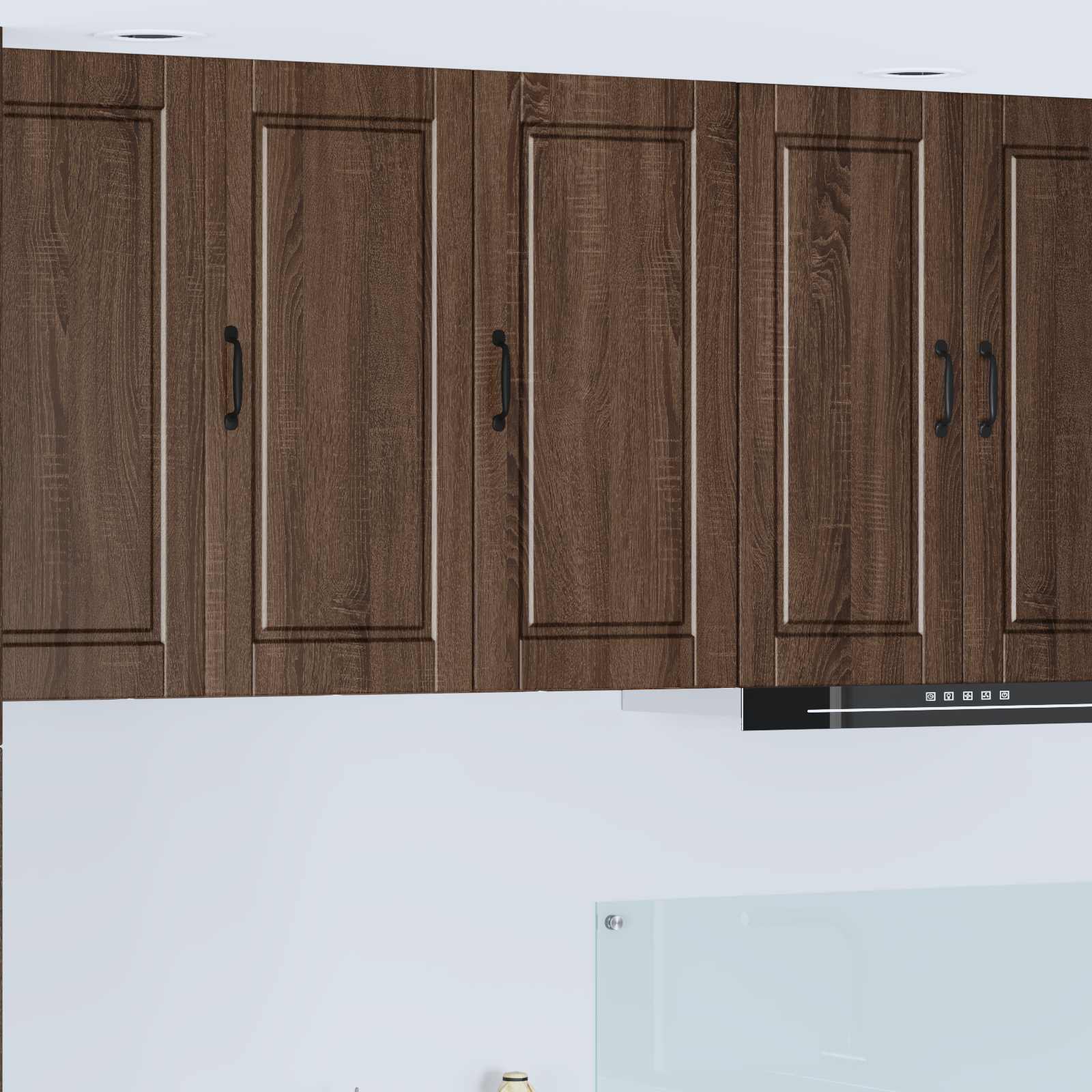 vidaXL Dulap de perete PORTO Stejar închis 40 x 31 x 80 cm