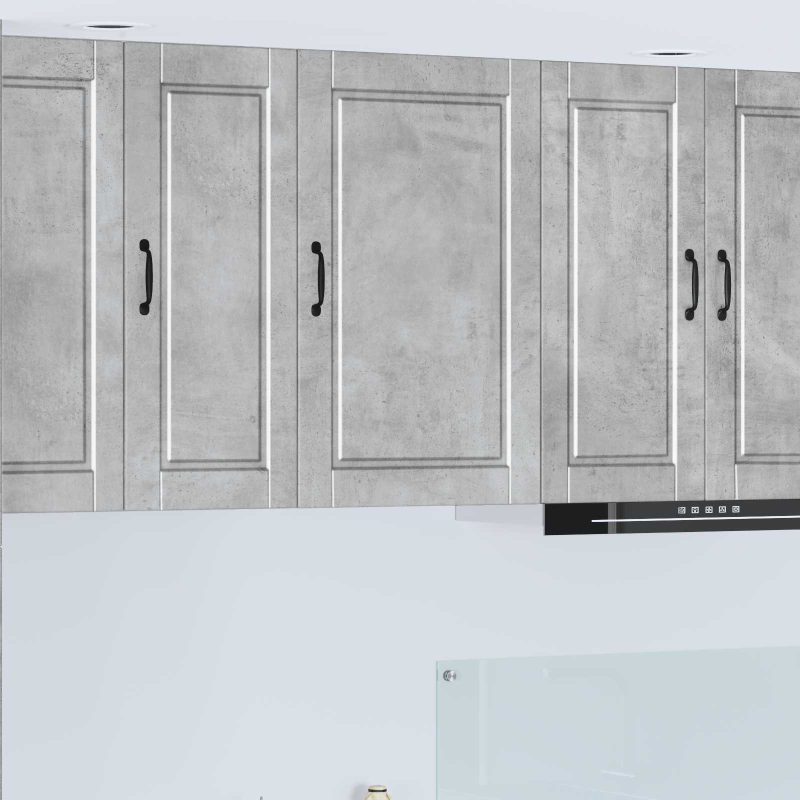 vidaXL Dulap de perete PORTO Gri din beton 50 x 31 x 80 cm