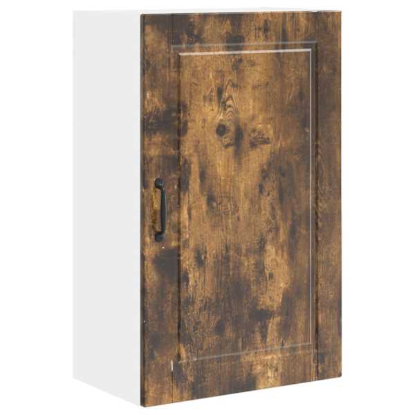 vidaXL Seinekapp PORTO Suitsetatud tamm 50 x 31 x 80 cm Tehispuit